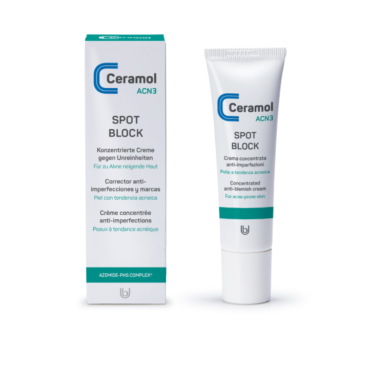 Ceramol ACN3 Spot Block - Tratamiento localizado antiacne con acido azelaico micronizado 20ml