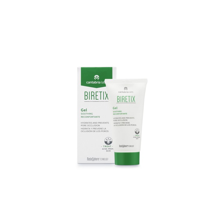 Gel Reconfortante Biretix 50ml - Mantenimiento antiacné | Farmacia Lisboa
