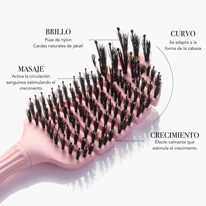 Comprar Cepillo Mágico NEGRO Moncho Moreno -  Desenreda el cabello sin