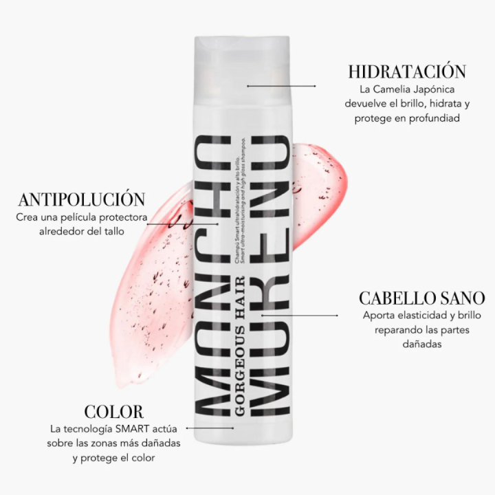 Comprar Gorgeous Hair 250 ml Champú Moncho Moreno -  Champú hidratante y prot