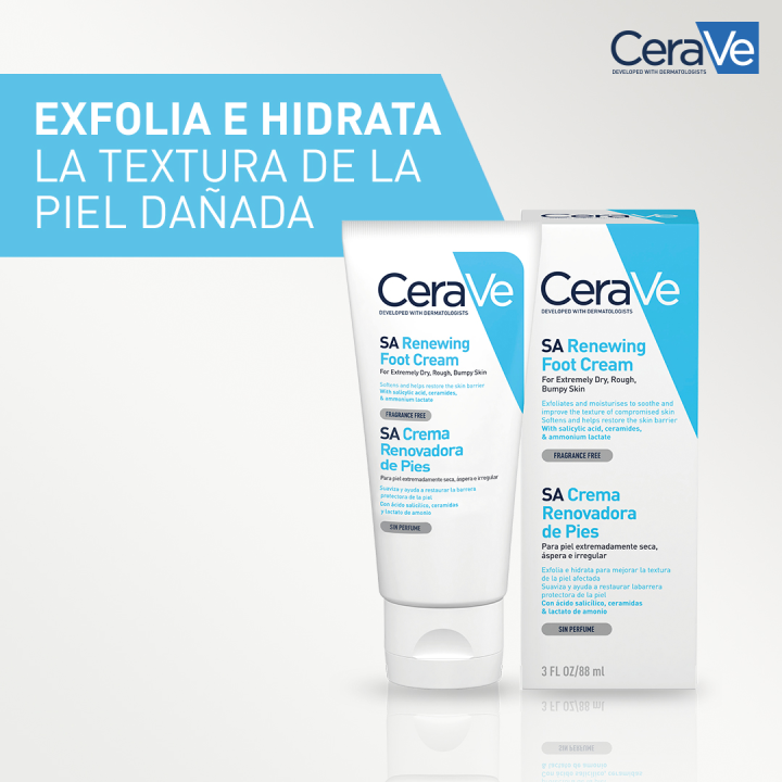 Comprar Cerave SA Crema Renovadora de Pies al mejor precio - Farmacia