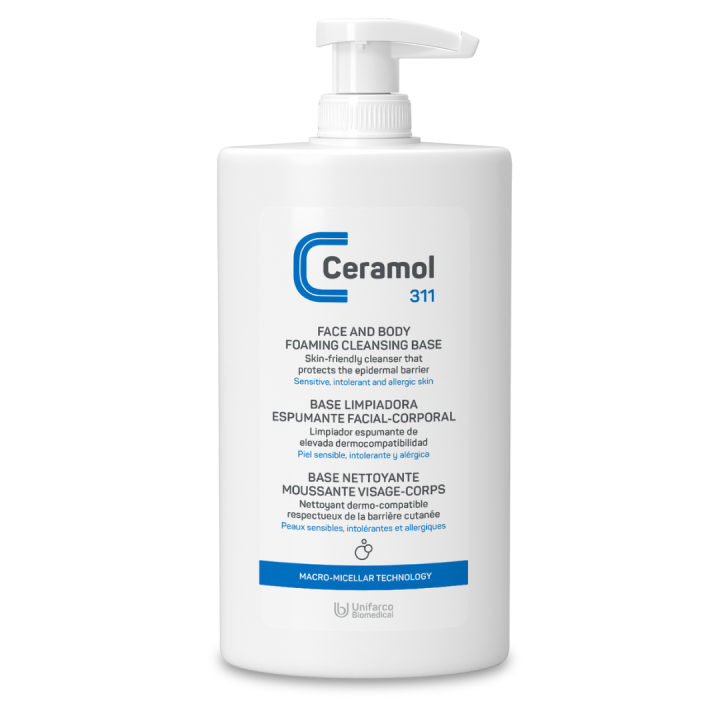 Comprar Ceramol 311 Base Limpiadora Espumante para Piel Sensible e Int