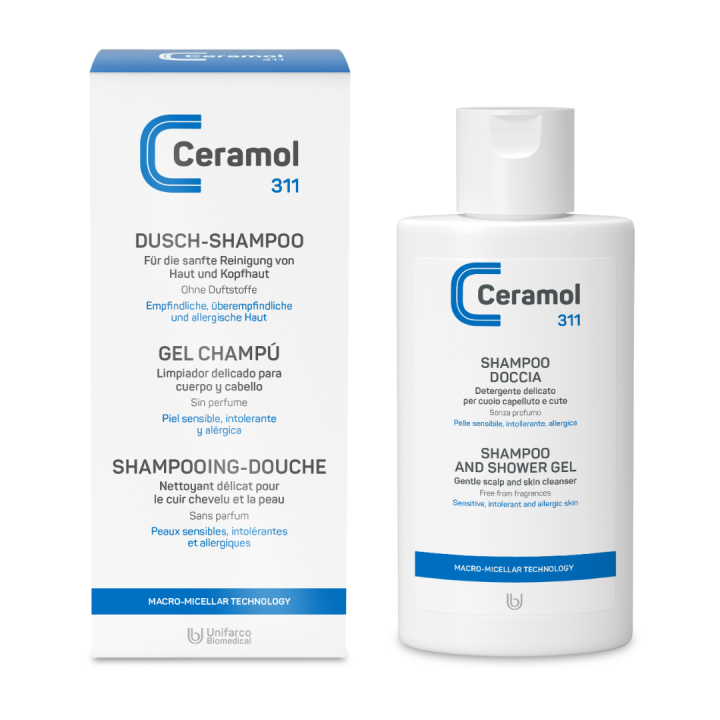 Comprar Ceramol 311 Gel-Champú para cuero cabelludo sensible y cabello