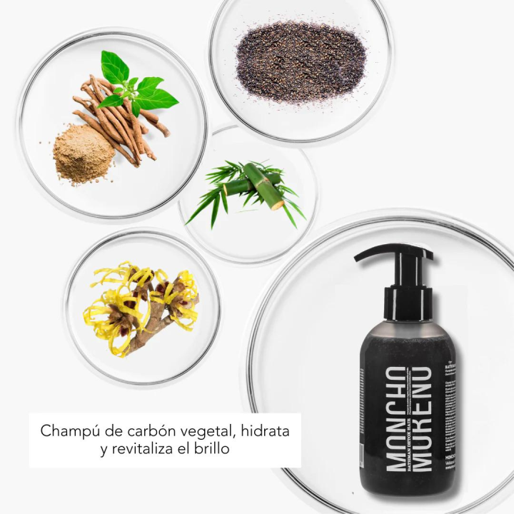 Comprar BATHMAN DETOX HAIR Moncho Moreno -  Champú de carbón activo 1L