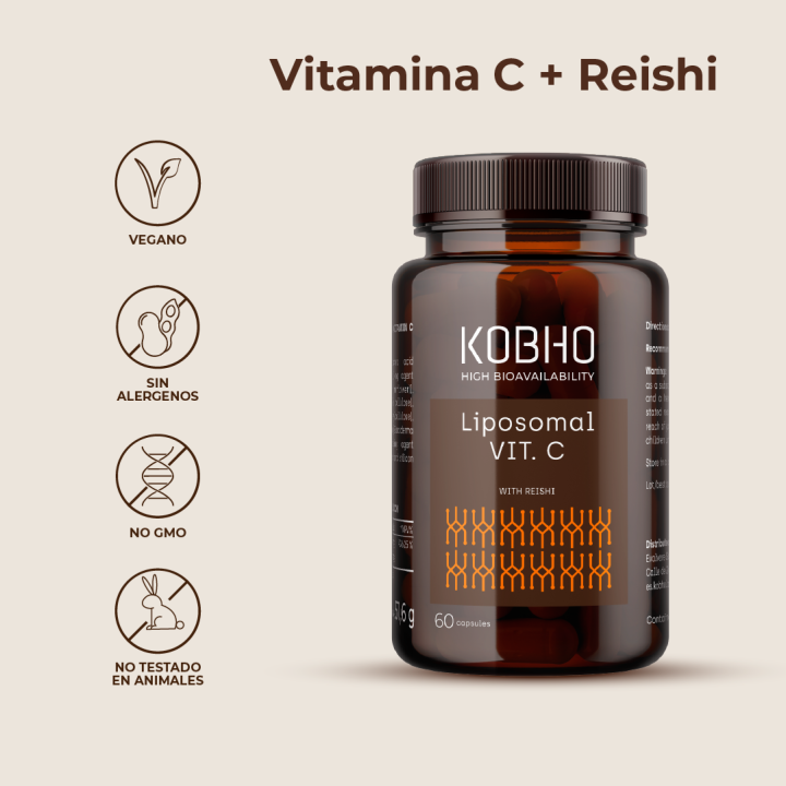 Vitamina C + Reishi Kobho - Refuerza tu Inmunidad | Farmacia Lisboa