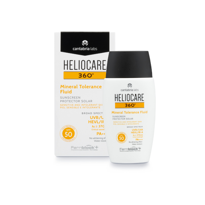 Comprar Heliocare 360 Mineral Tolerance Fluid SPF50+ al mejor precio -