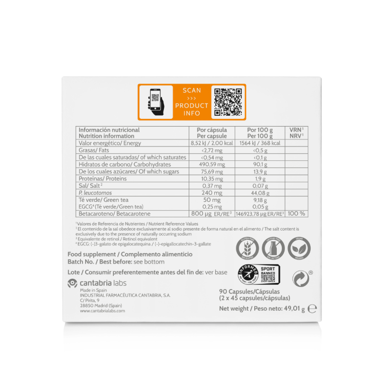 Comprar Heliocare Oral 90 Cápsulas al mejor precio - Farmacia Lisboa