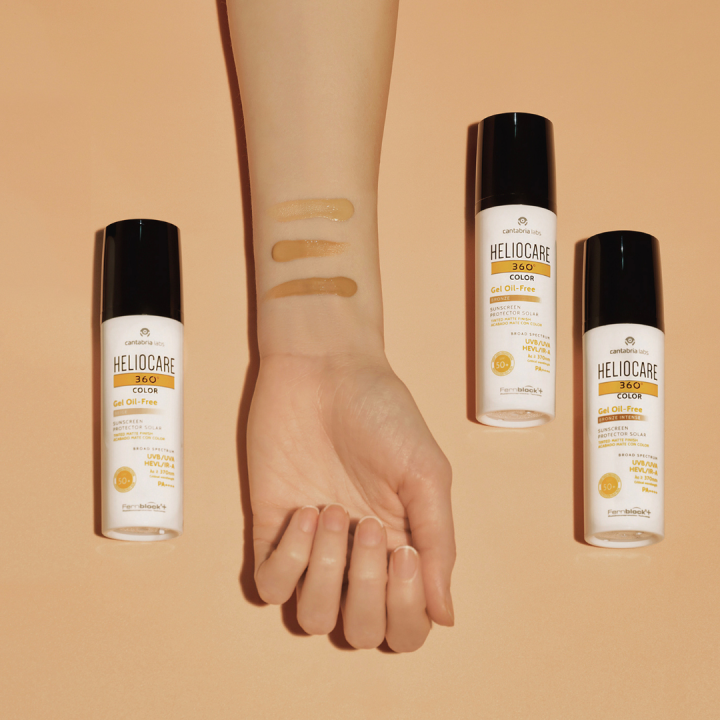 Comprar Heliocare 360 Color Gel Oil Free Beige SPF 50+ al mejor precio