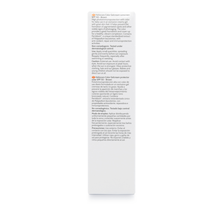 Comprar Heliocare Color Gelcream Brown SPF50 50ml al mejor precio - Fa