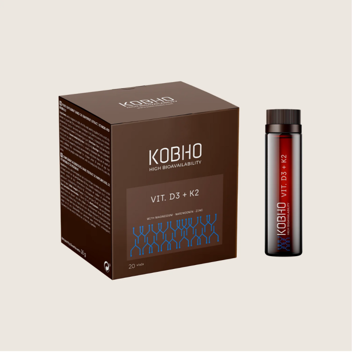 Vitamina D3 + K2 Kobho Bebible 20 viales -15 % | Farmacia Lisboa