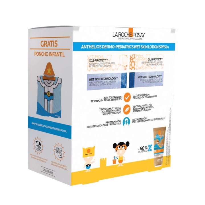 Anthelios Wet Skin Dermo-Pediatrics SPF50+ | La Roche-Posay Protector Solar para Niños
