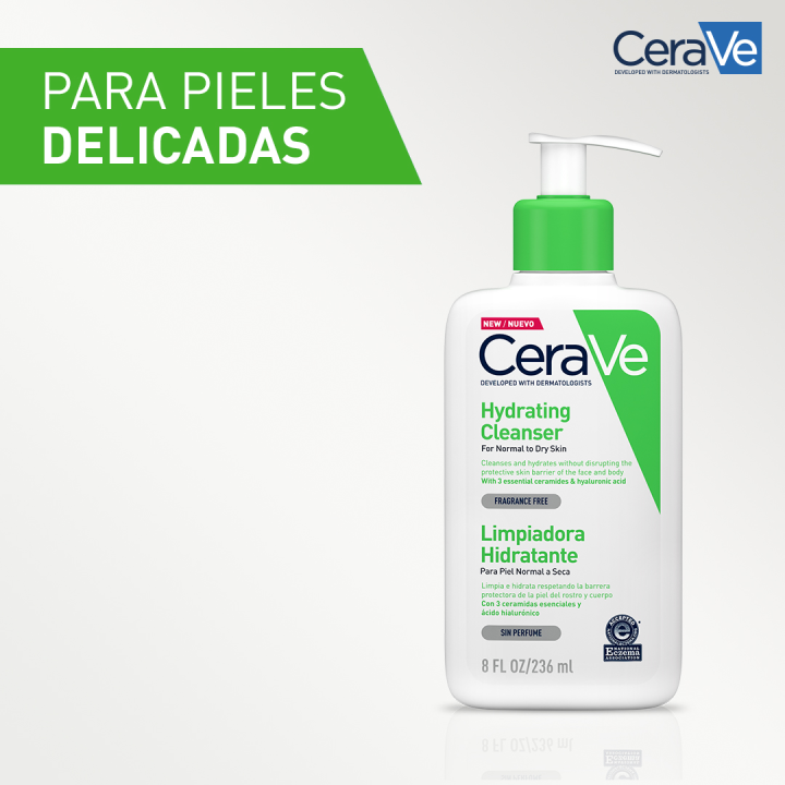 Comprar Cerave Limpiadora hidratante 473ml al mejor precio - Farmacia