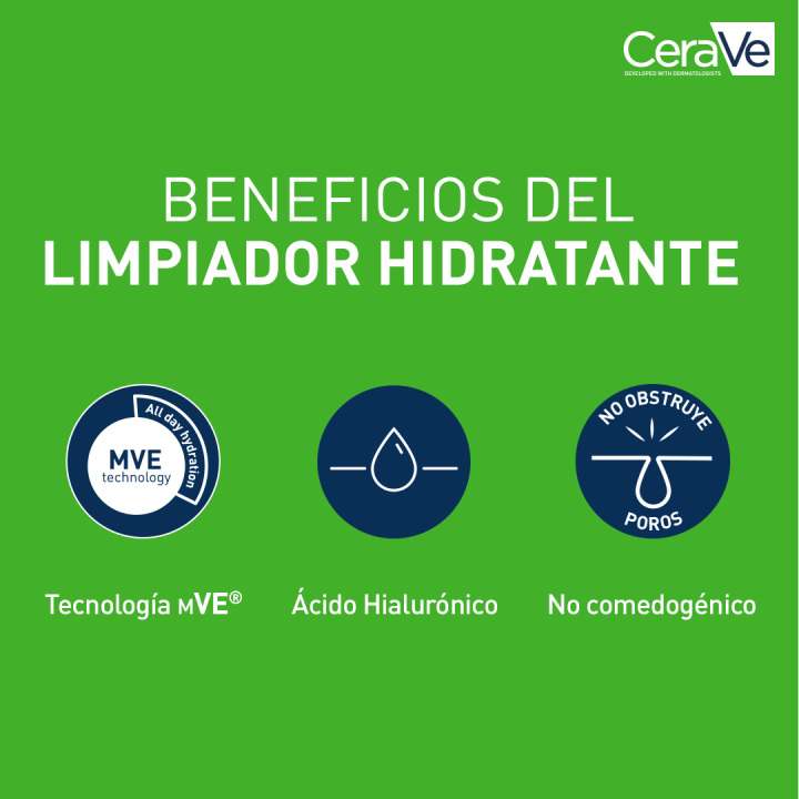 Comprar Cerave Limpiadora hidratante 1000ml al mejor precio - Farmacia