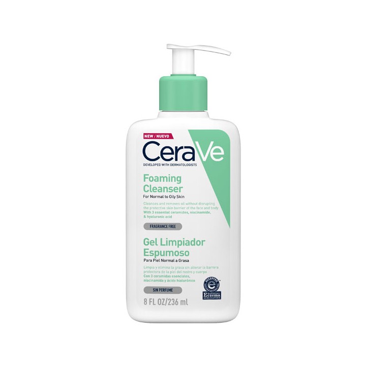 Comprar Cerave Gel limpiador espumoso 236ML al mejor precio - Farmacia