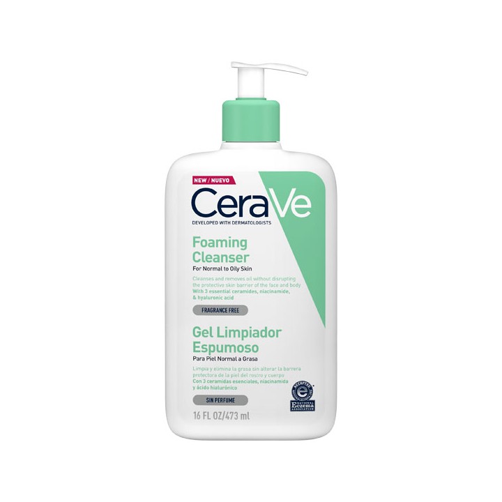 Comprar Cerave Gel limpiador espumoso 1L al mejor precio - Farmacia Li
