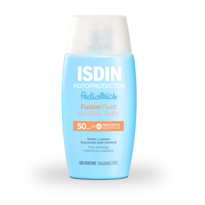 Comprar Fotoprotector ISDIN Fusion Fluid Mineral Baby Pediatrics SPF 5