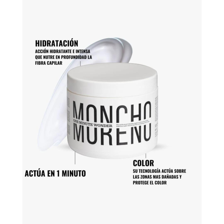 Comprar One Minute Wonder Mascarilla Capilar Moncho Moreno Tamaño Jumb