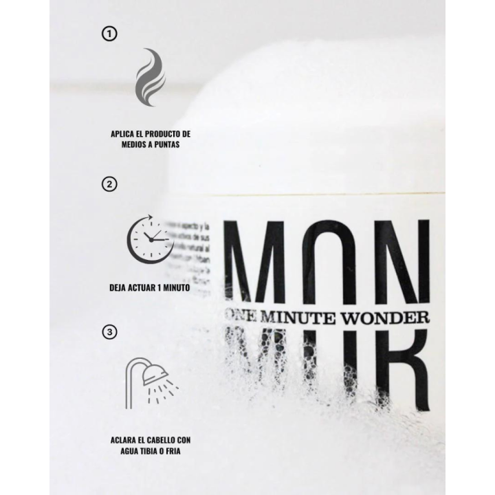 Comprar One Minute Wonder Mascarilla Capilar Moncho Moreno Tamaño Jumb