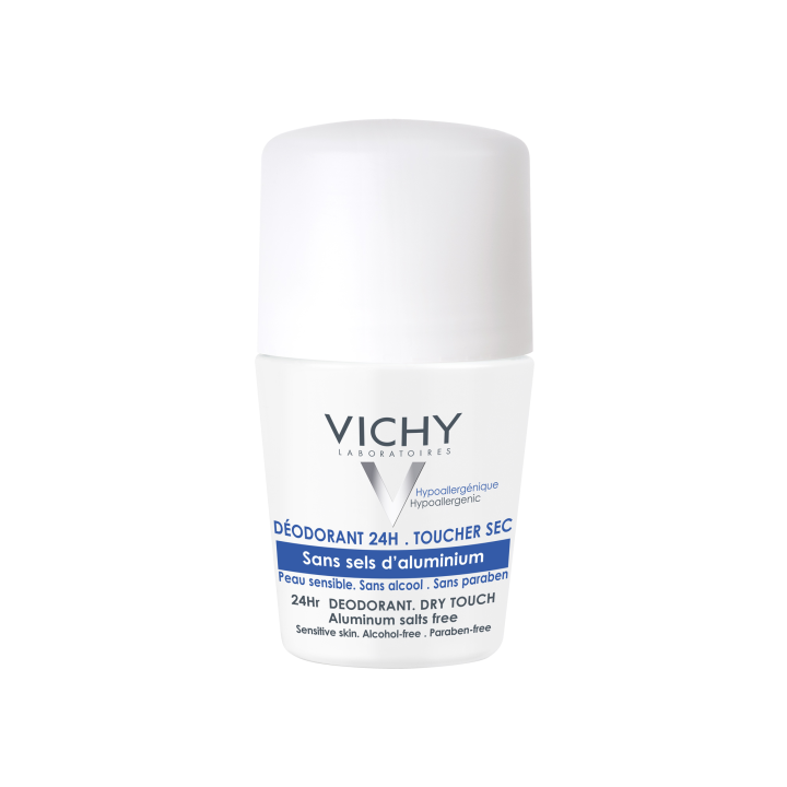 Comprar Vichy Desodorante Roll-On 24H Tacto Seco sin Sales de Aluminio