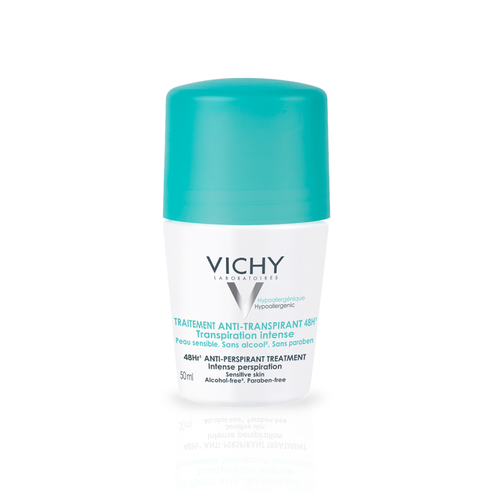 Desodorante Bola Vichy Tapón Verde. Antitranspirante para controlar transpiración intensa