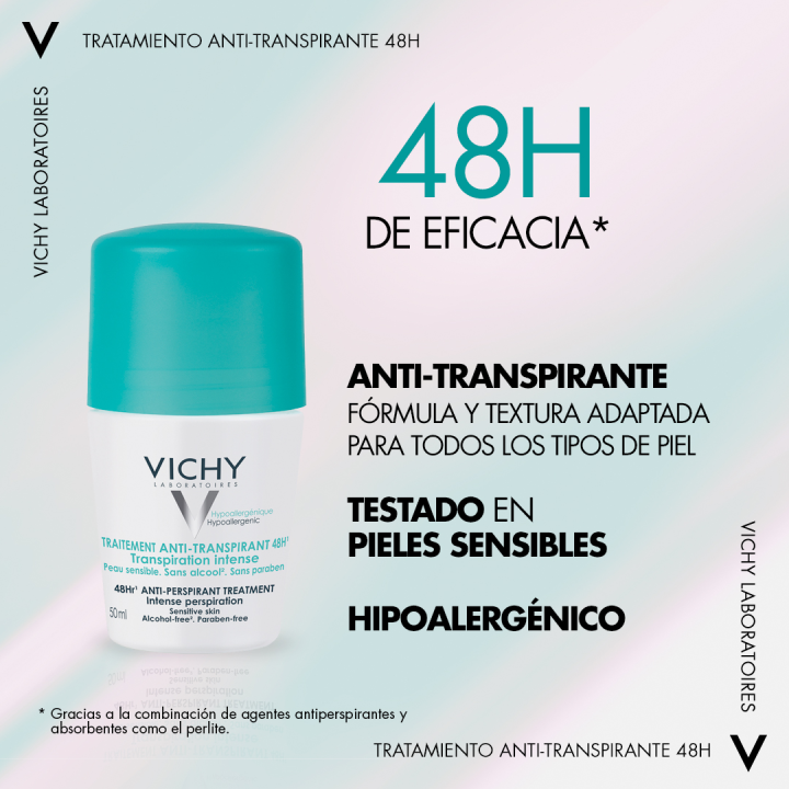 Comprar Vichy Desodorante Bola Reguladora 48H - Protección Eficaz para