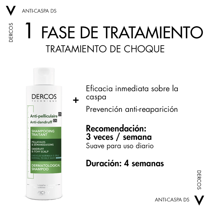 Comprar Vichy Dercos Technique Champú Anticaspa Grasa 400 ml - Tratami