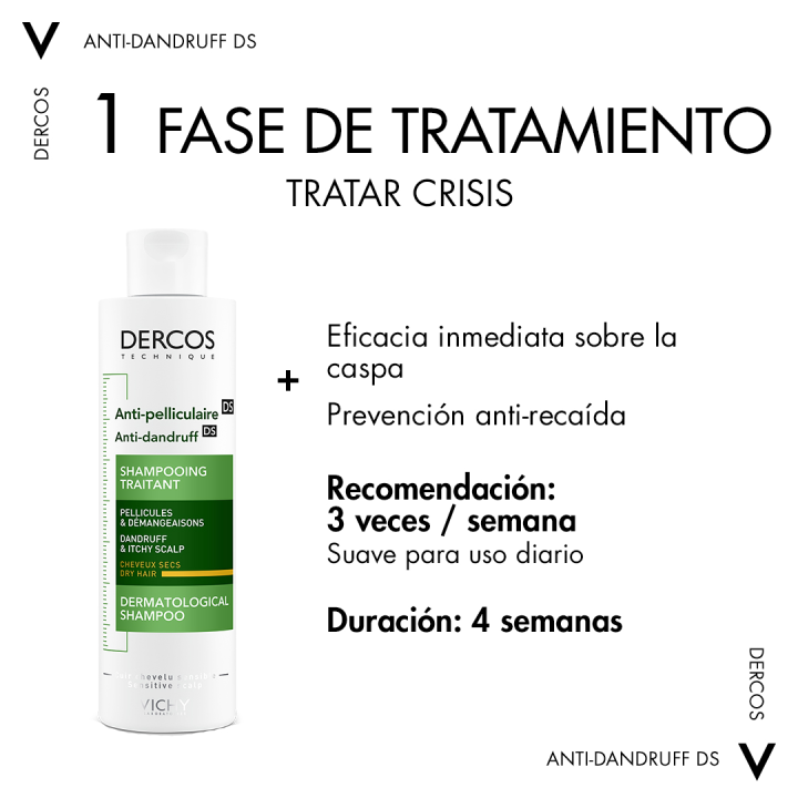 Comprar Vichy Dercos Technique Champú Anticaspa Seca 200ml - Tratamien