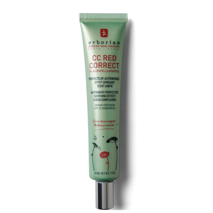 Comprar CC Red Correct Erborian 45 ml- Neutraliza rojeces con acabado