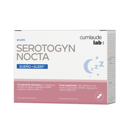 Serotogyn NOCTA Cumlaude Lab - con L-Triptófano y Melatonina para mejorar el descanso en la Menopausia