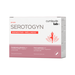 Cumlaude Serotogyn Cápsulas - con L-Triptófano para los síntomas de la menopausia 60 cápsulas