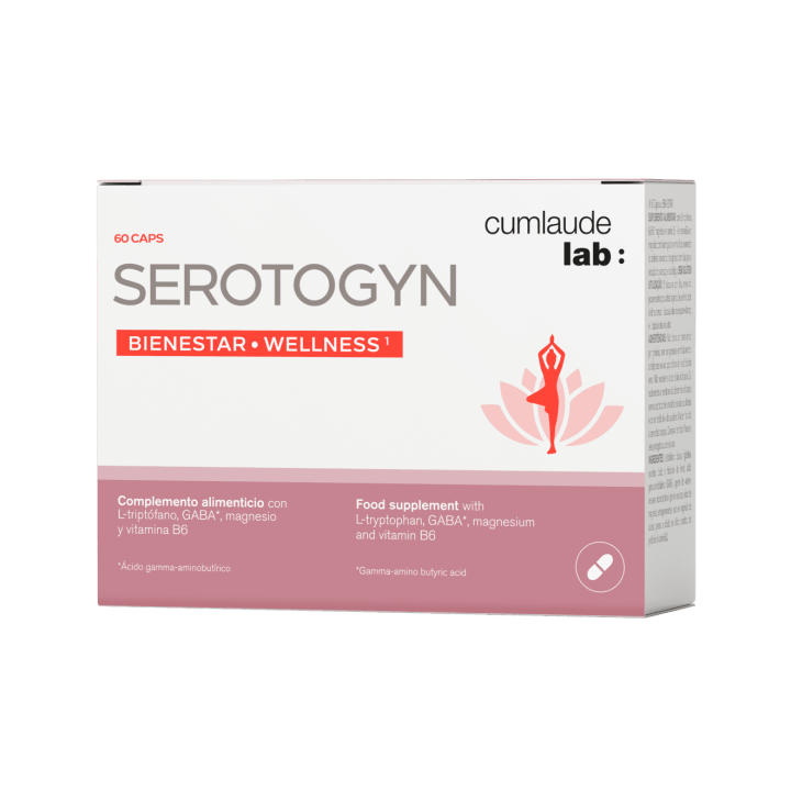 Cumlaude Serotogyn Cápsulas - con L-Triptófano para los síntomas de la menopausia 60 cápsulas