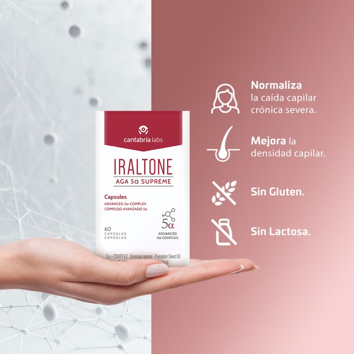 Comprar Iraltone AGA 5α Supreme 60 cápsulas al mejor precio - Farmacia