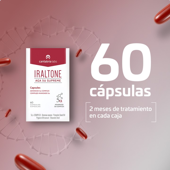 Comprar Iraltone AGA 5α Supreme 60 cápsulas al mejor precio - Farmacia