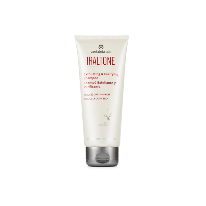 Iraltone Champú Exfoliante y Purificante 200ml - Elimina la caspa seca y purifica el cuero cabelludo | Farmacia Lisboa