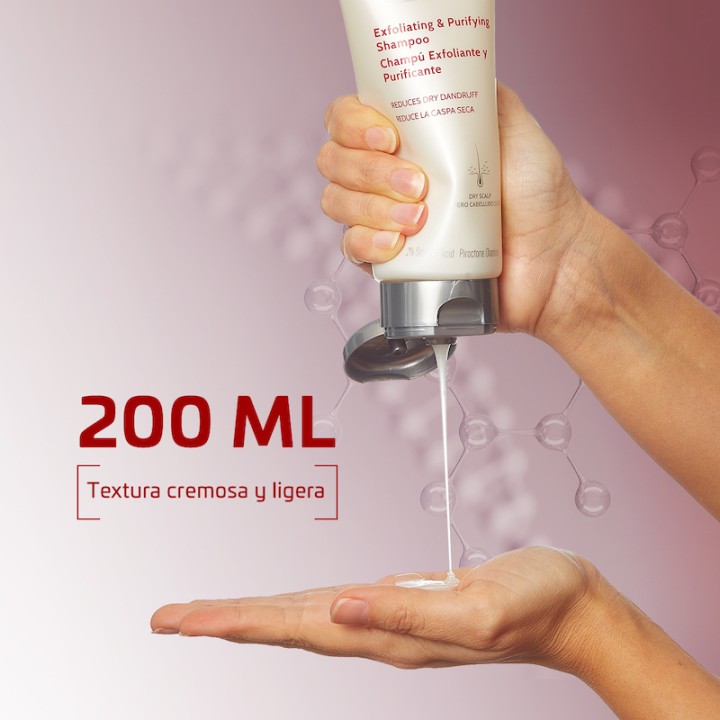 Iraltone Champú Exfoliante y Purificante 200ml - Elimina la caspa seca y purifica el cuero cabelludo | Farmacia Lisboa
