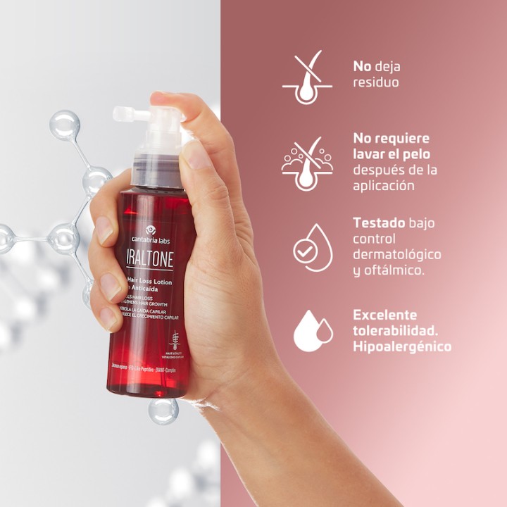 Iraltone Loción Anticaída 100ml - Fortalece y estimula el crecimiento del cabello| Farmacia Lisboa