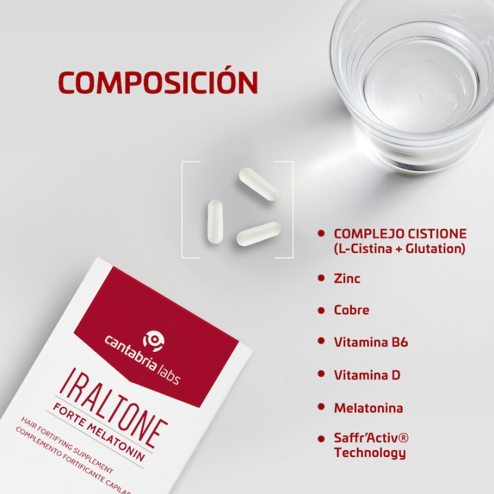 Comprar Iraltone Forte Melatonina 60 Capsulas | Farmacia Lisboa