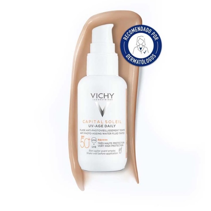 Vichy UV-AGE DAILY SPF50+ Tono Medio | Protección Solar con Color | Farmacia Lisboa