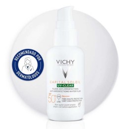 Vichy UV-CLEAR SPF 50+ | Protector Solar para Piel con Imperfecciones | Farmacia Lisboa