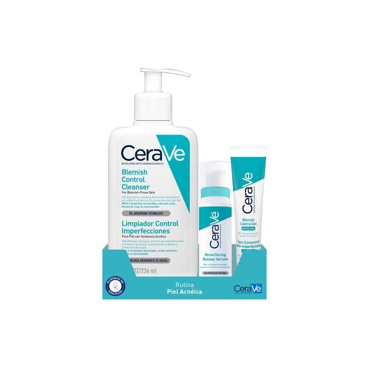 Pack Ceravé anti Acné: limpia, trata y previene brotes |Farmacia Lisboa