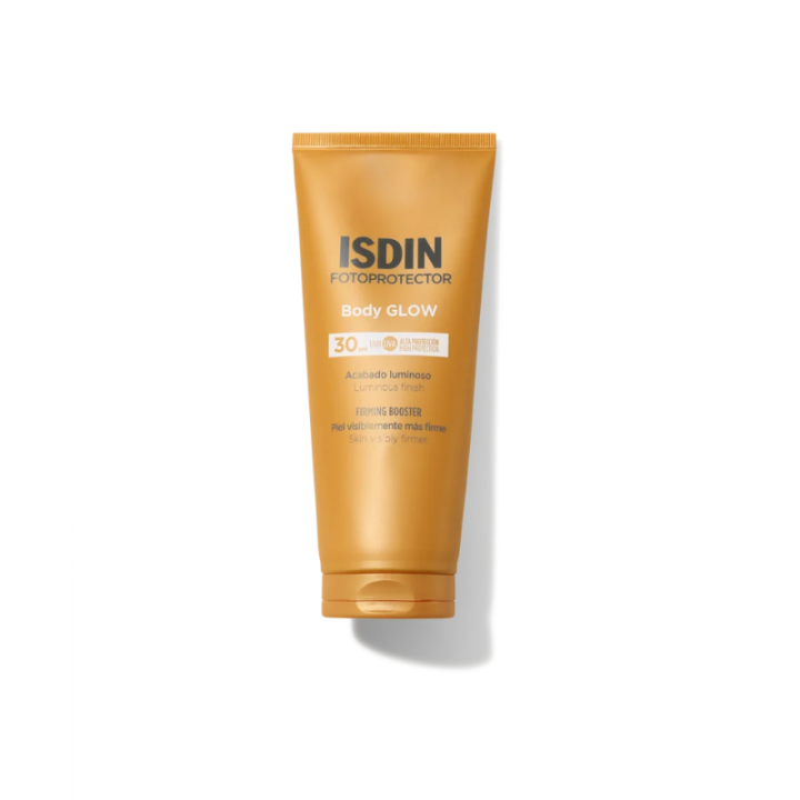 Protección solar con efecto glow Isdin Body Glow 200ml | Farmacia Lisboa