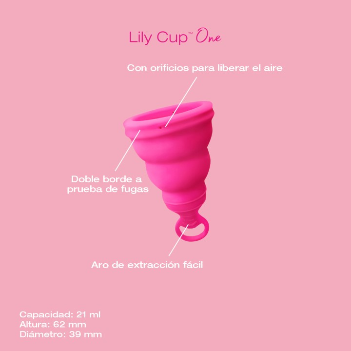 Copa menstrual para principiantes Lily Cup One | Farmacia Lisboa