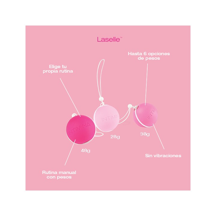 Laselle 48g Ejercitador Suelo Pévico Intimina