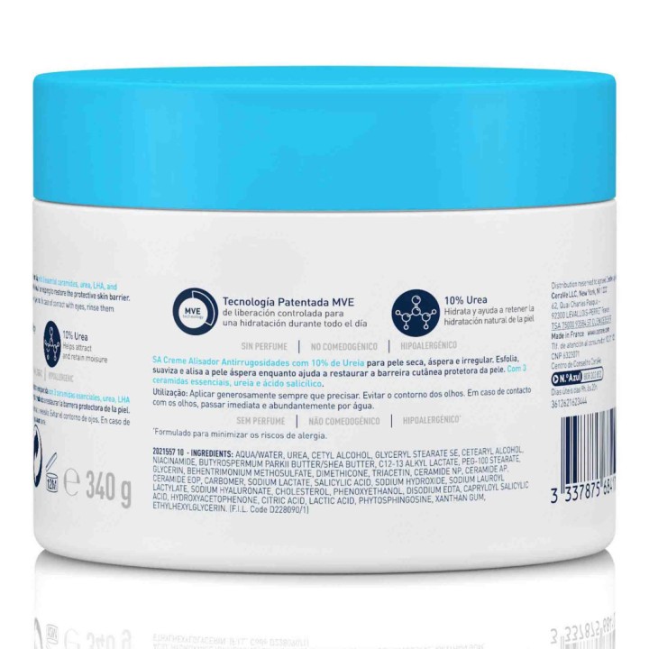 Comprar Cerave SA Crema Alisadora Anti-rugosidades 340g al mejor preci