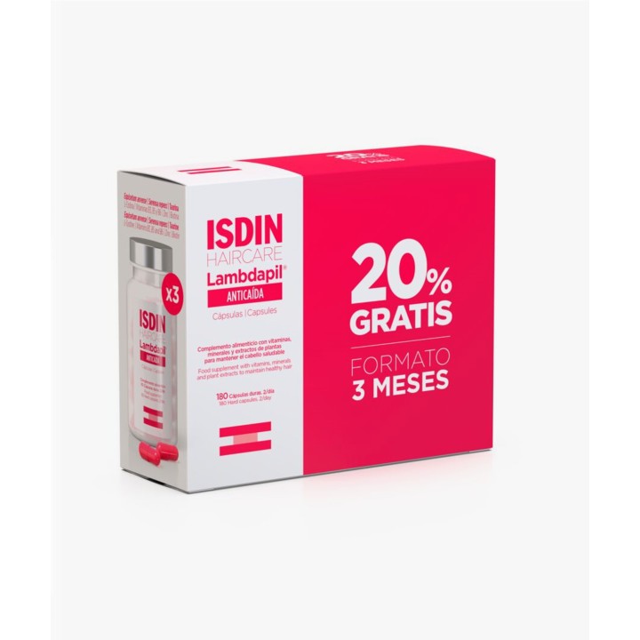 Isdin Lambdapil Anticaída 180 cápsulas