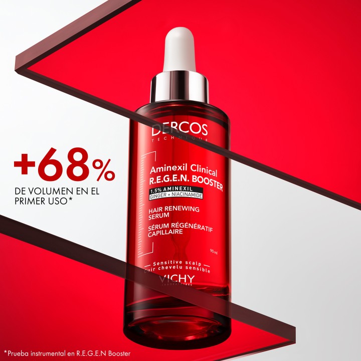 Vichy Dercos Aminexil Clinical R.E.G.E.N. Booster | Sérum anticaída y estimula crecimiento