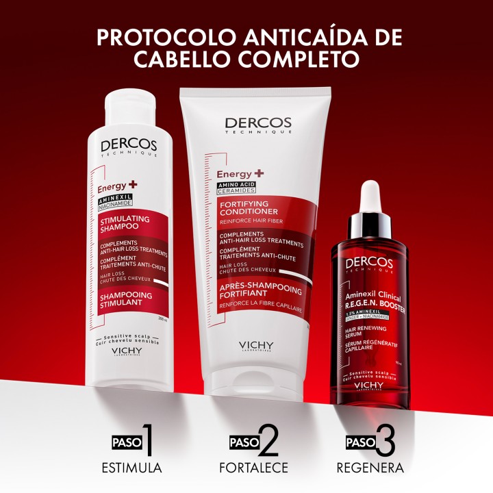 Vichy Dercos Aminexil Clinical R.E.G.E.N. Booster | Sérum anticaída y estimula crecimiento