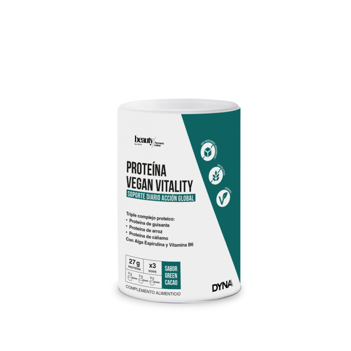 Comprar Beauty Dyna Proteína Vegan Vitality 260g Sabor Green Cacao -