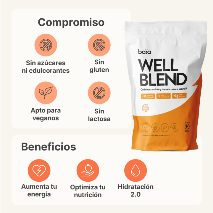 Well Blend Naranja 300g Baïa Food