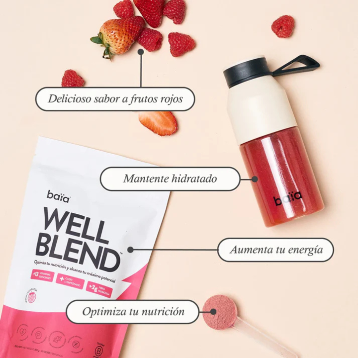 Well Blend Frutos Rojos 300g Baïa Food